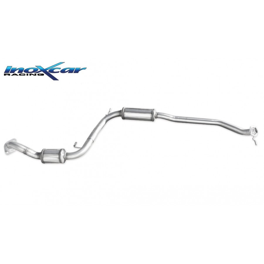 Stainless Steel Silenced Central Exhaust Pipe Honda Civic TypeR 2.0 310HP 2015