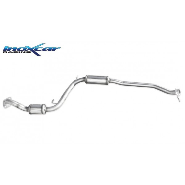 Stainless Steel Silenced Central Exhaust Pipe Honda Civic TypeR 2.0