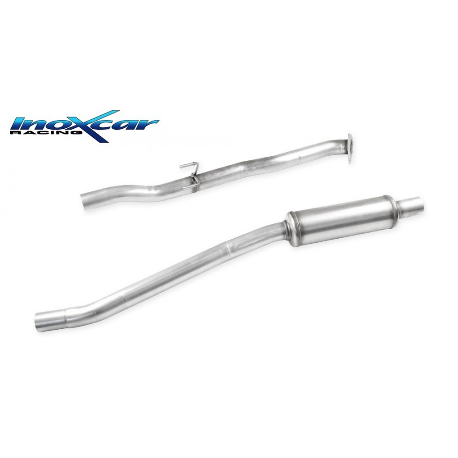 Stainless Steel Silenced Central Exhaust Pipe Honda Civic 1.5 Turbo 182HP Restyling 2021