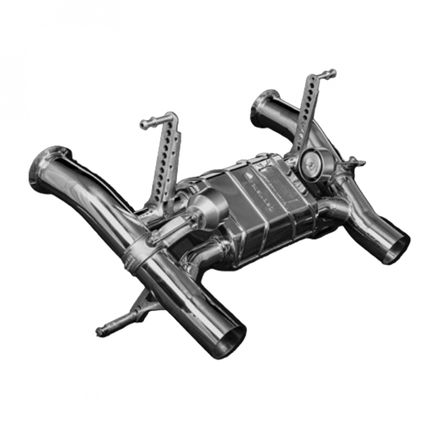 Terminal exhaust with valve + remote control Capristo